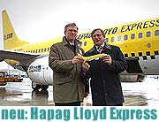 neu ab 9.3.2005: Hapag Lloyd Express (Foto: Martin Schmitz)